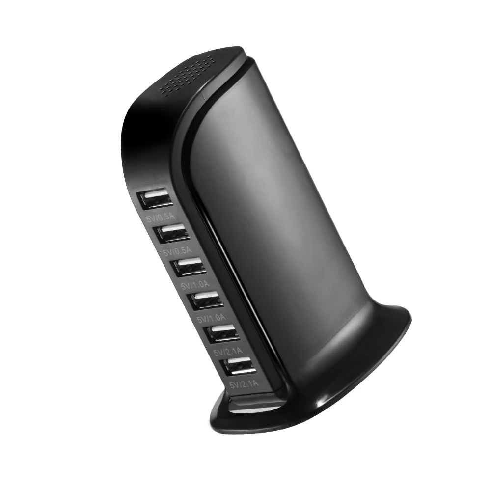 Powstro 6 Порты USB Зарядное устройство 30 Вт Выход 6A зарядная станция вентиляционные