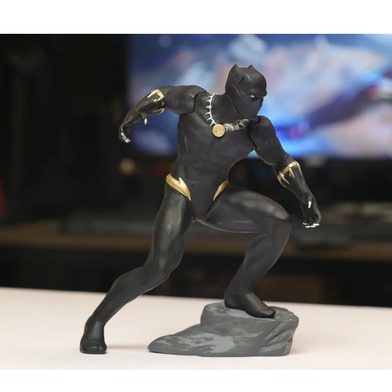 Marvel Черная пантера Статуэтка Мстители игрушки куклы модель супер герой подарок