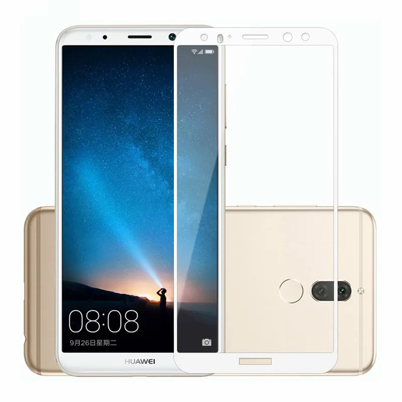 2.5D Закаленное стекло для Huawei Mate 10 Lite защита экрана Стекло 9H полное покрытие