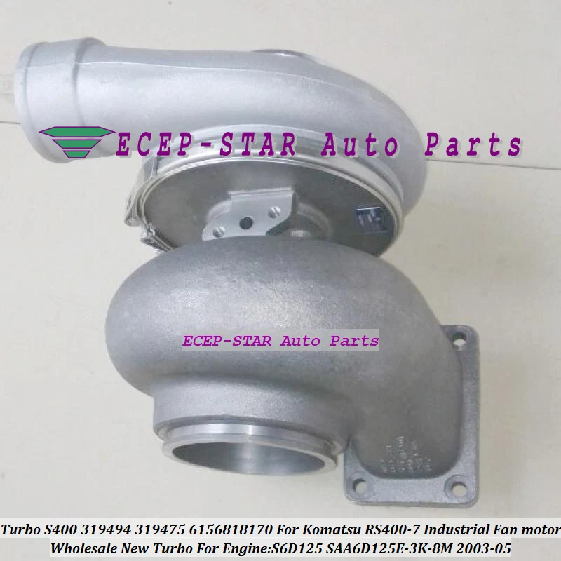 Новинка 100% Turbo S400 319494 319475 6156818170 6156-81-8170 для Komatsu RS400-7 S6D125 двигатель Промышленного
