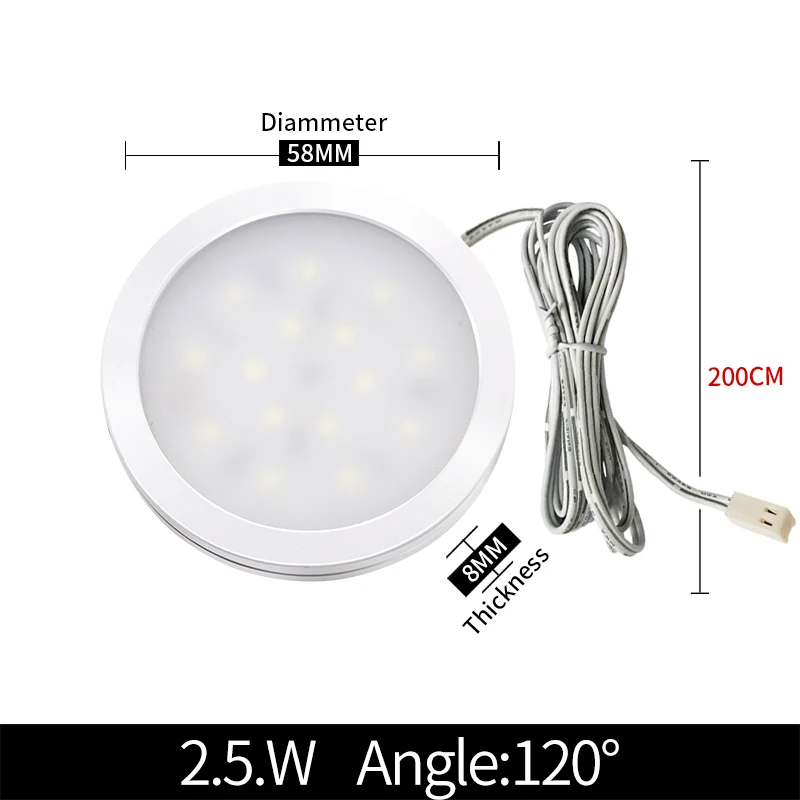 led cabinet light with switch mini spotlight kitchen closet ultra thin 12v small downlight decoration 3468pcs spot ac110220v free global shipping