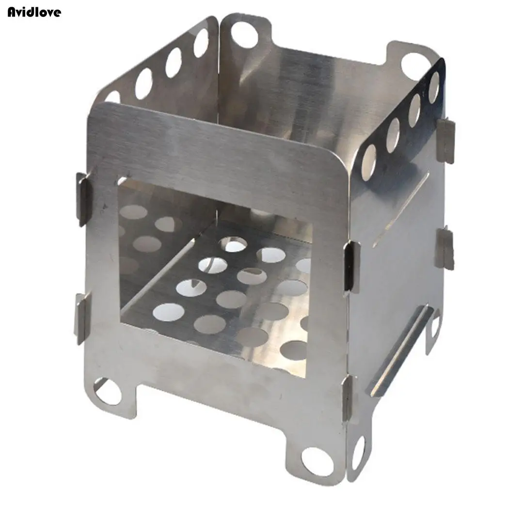 Detachable Stove 0 Barbecue Outdoor 2 Stainless 7 Silver Firewood Steel Cooking Portable kg Picnic | Спорт и развлечения