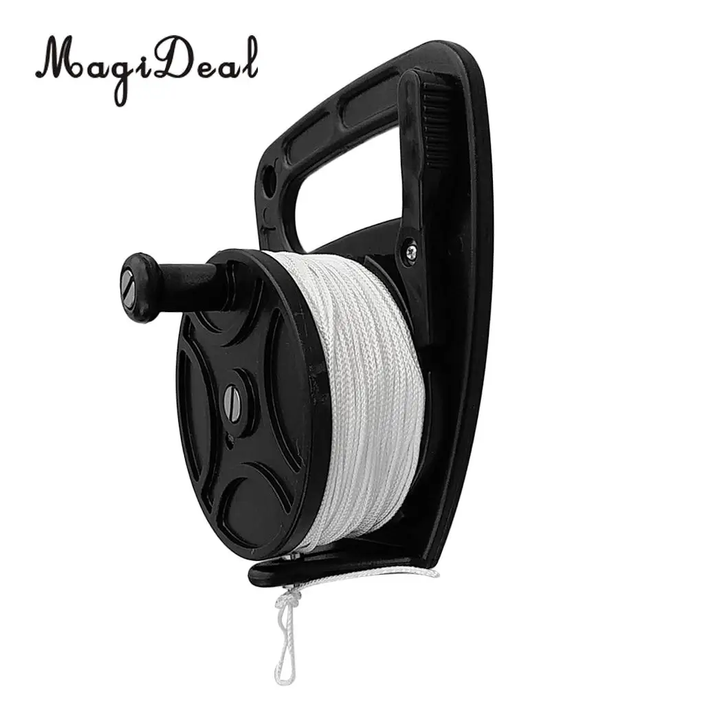 Multi Purpose Scuba Diving Diver Dive Reel with Handle Thumb Stopper 150ft Line Gear Equipment | Спорт и развлечения