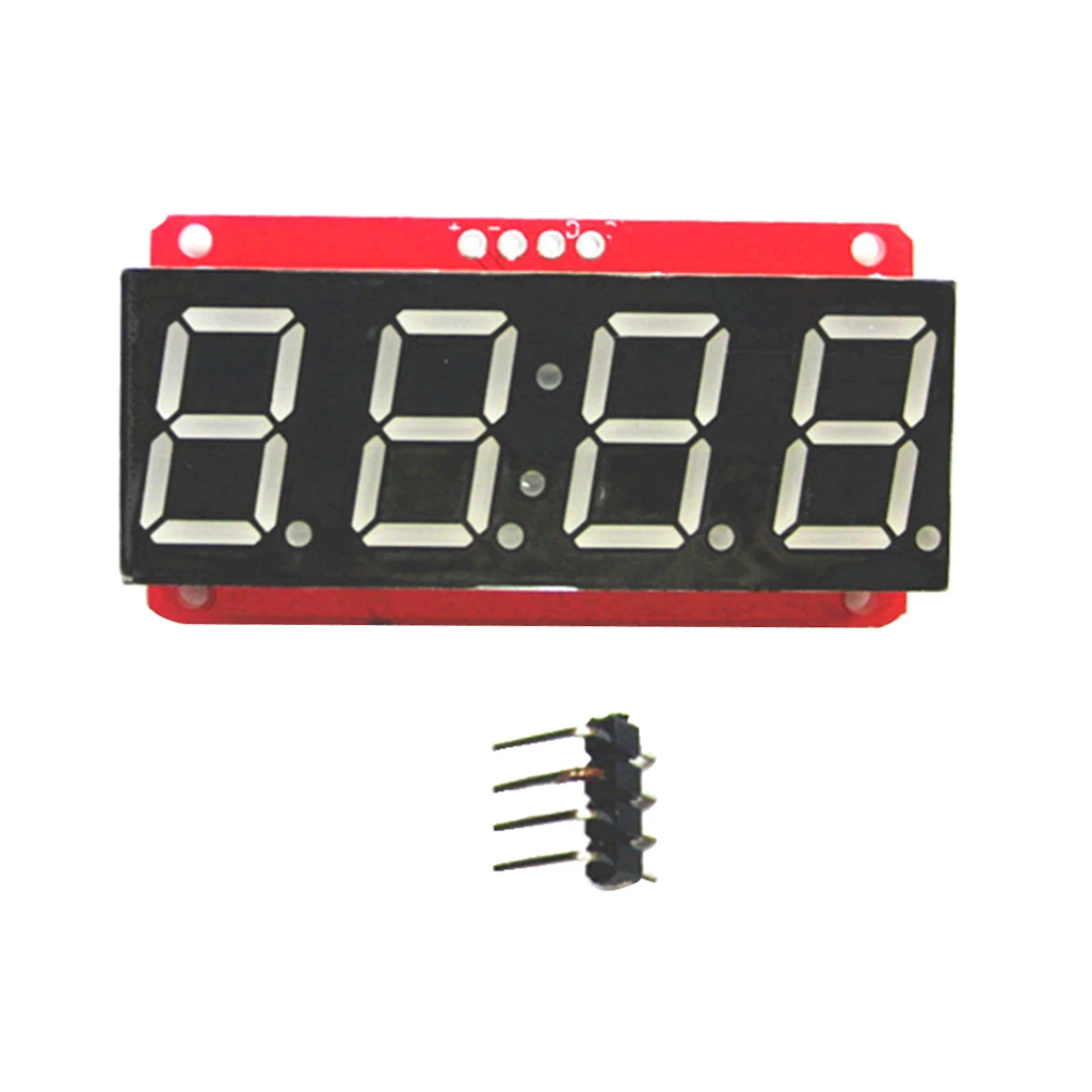 4 значный 7 сегментный 0 56 дюймовый светодиодный дисплей HT16K33 I2C для Arduino|Передние