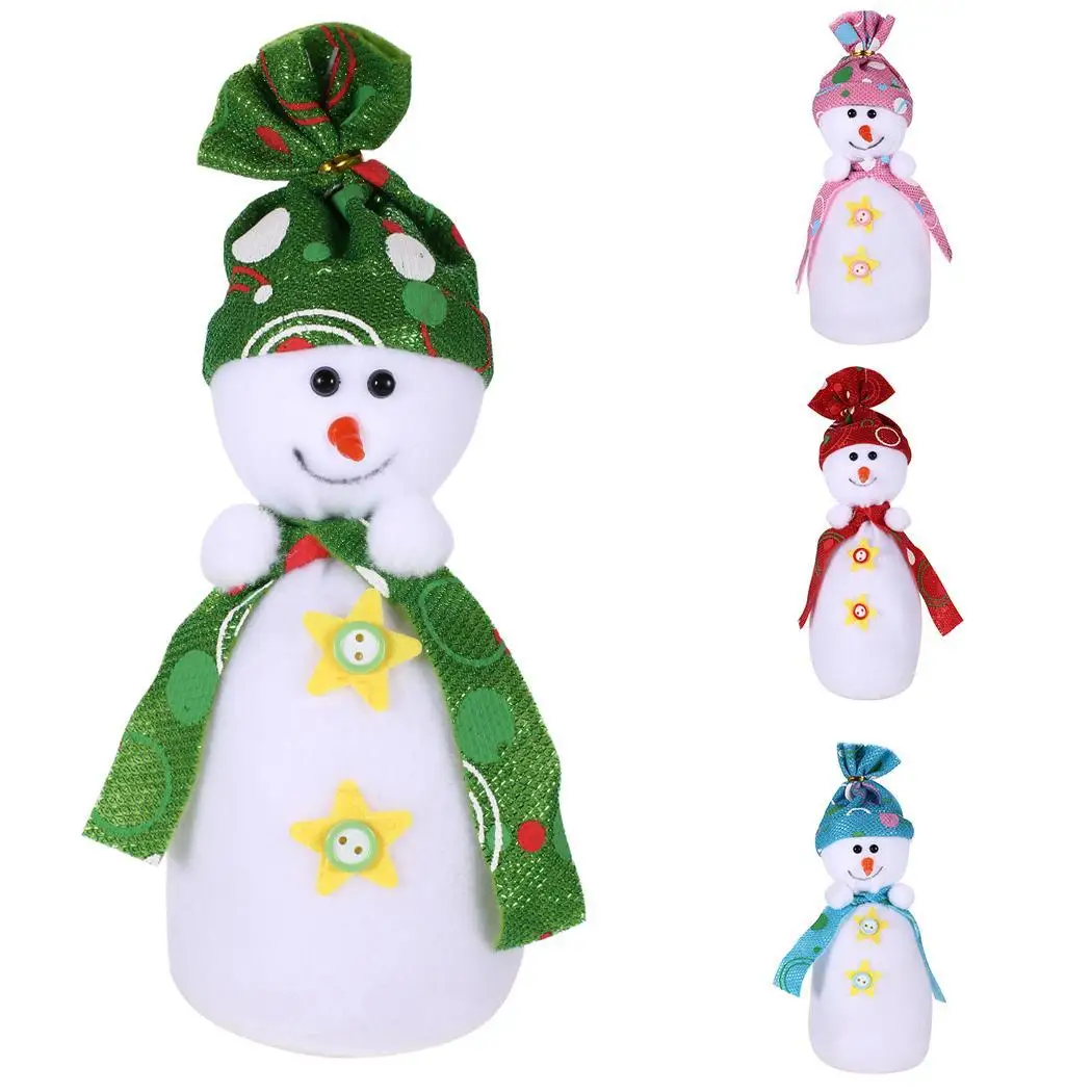Festival Party Cute Christmas Santa Hang Snowman Printed Decor Ornaments Gift 24 cm/ 9.4 inch 1 x Bag | Дом и сад
