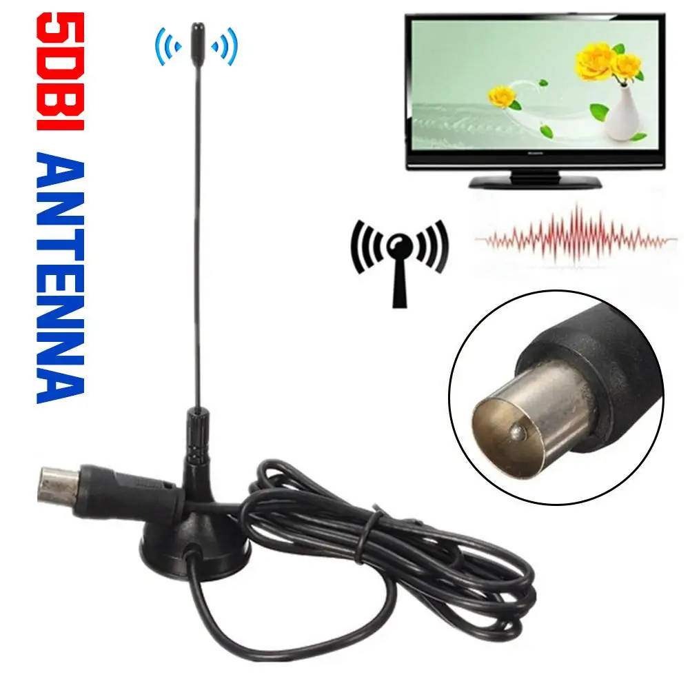 ТВ антенна 1080P DVB T HD цифровая VHF UHF 50 миль 5dBi высокое качество быстрая доставка #