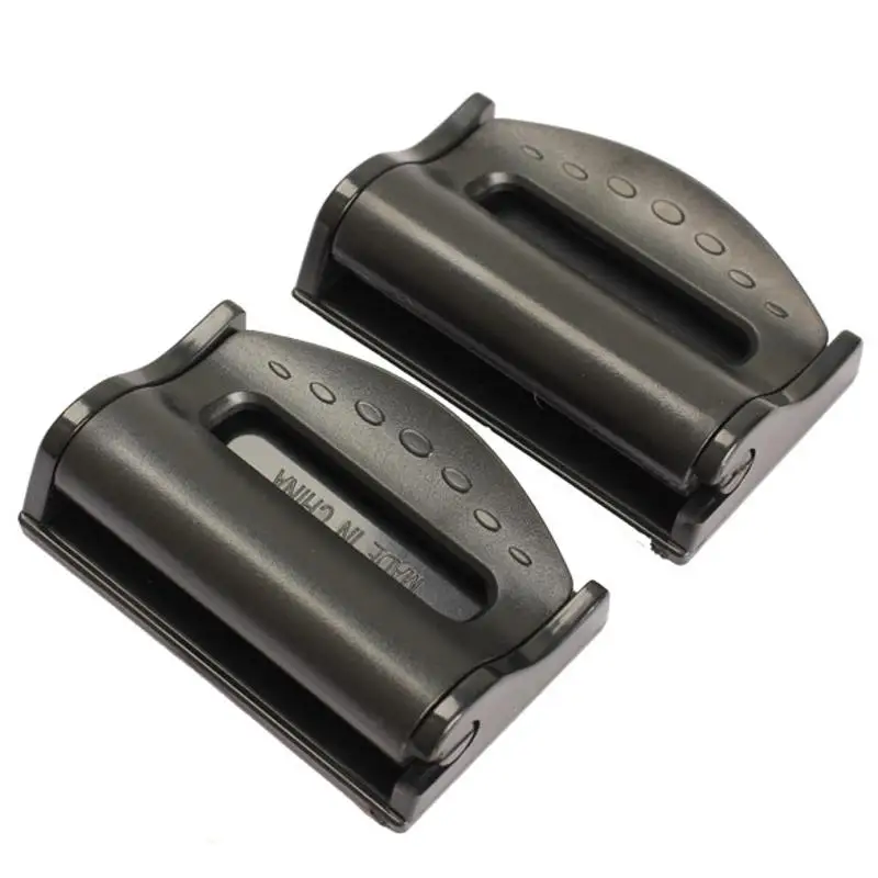 2 шт. Черный Автокресло Зажим для ремня Безопасность регулируемый стопор Пряжка