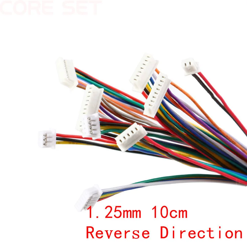 5 шт. Кабельный разъем XH 1 25 28AWG JST двойные разъемы для электронных проводов