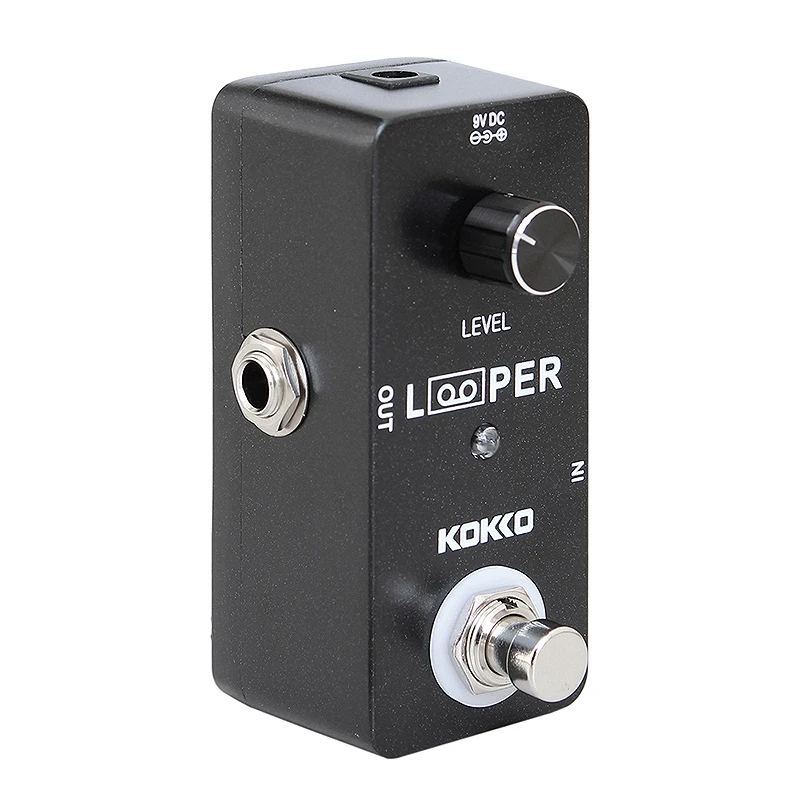 Kokko мини алюминиевый сплав гитарная педаль Looper 24bit без потерь Профессиональная