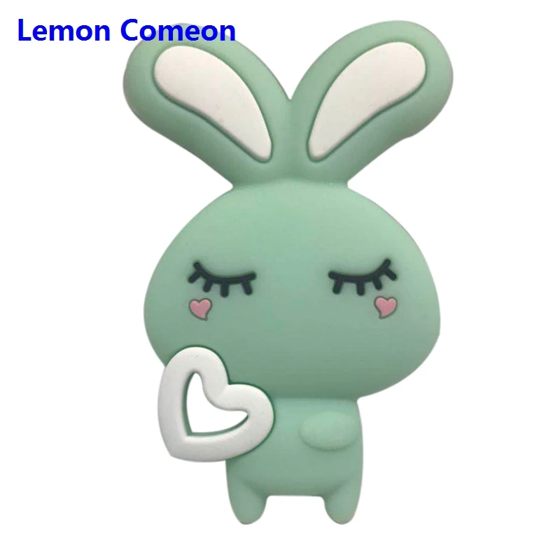 Силиконовые шарики для прорезывания зубов Lemon Comeon 1 шт. силиконовые с рисунком