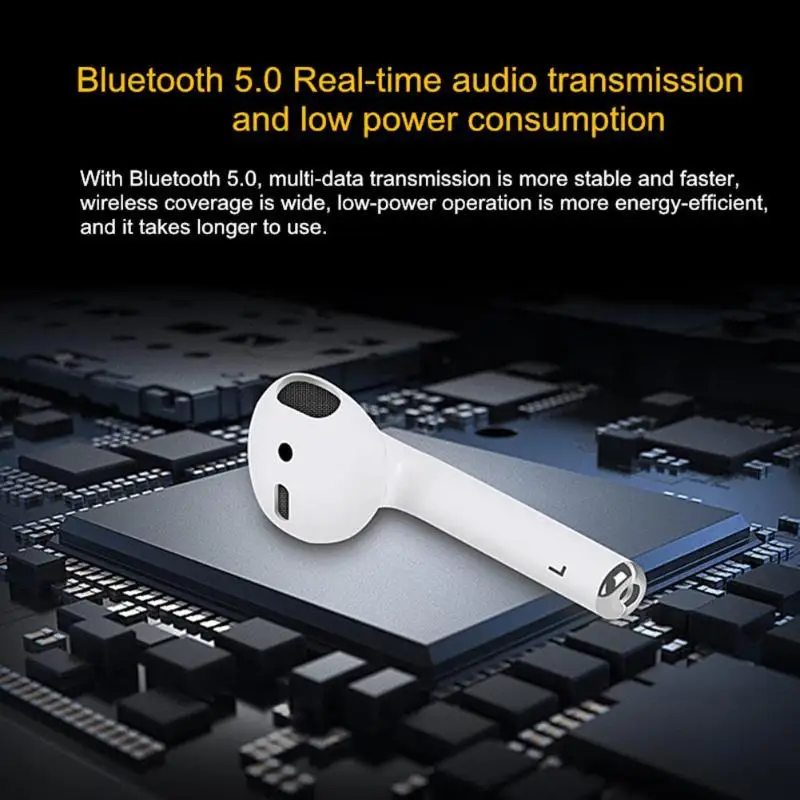 I5 TWS беспроводные Bluetooth вакуумные стереонаушники с сенсорным управлением