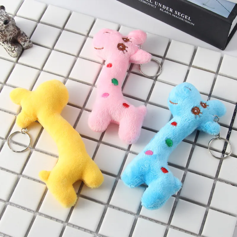 Kawaii Олень мини брелок на рюкзак ключ плюшевые мягкие животные заполнения мягкий