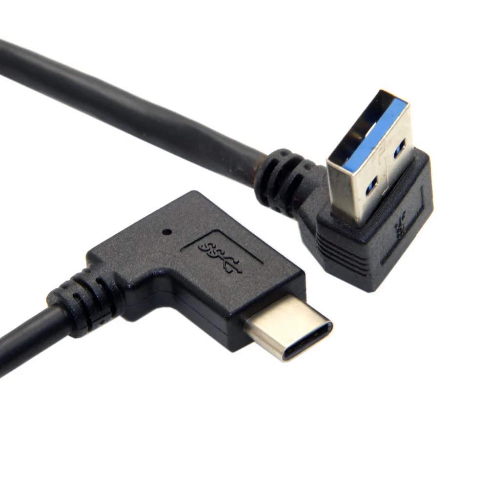 CYDZ CY 90 градусов вверх угловой A Тип папа Реверсивный USB 3 0 1 C разъем кабель для