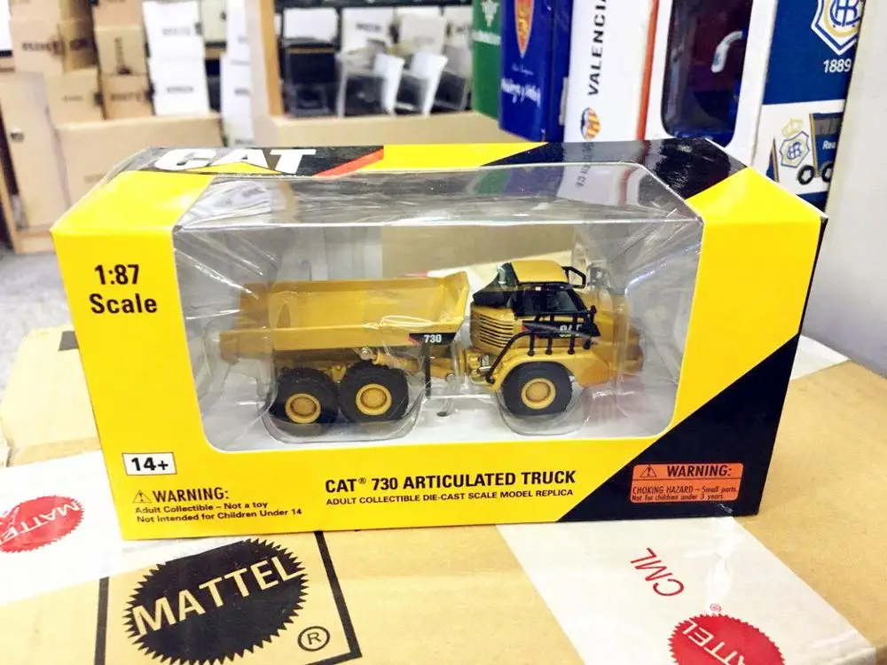 Norscot HO 1/87 Caterpillar Cat 730 шарнирный грузовик литый под давлением модель 551301|Наземный