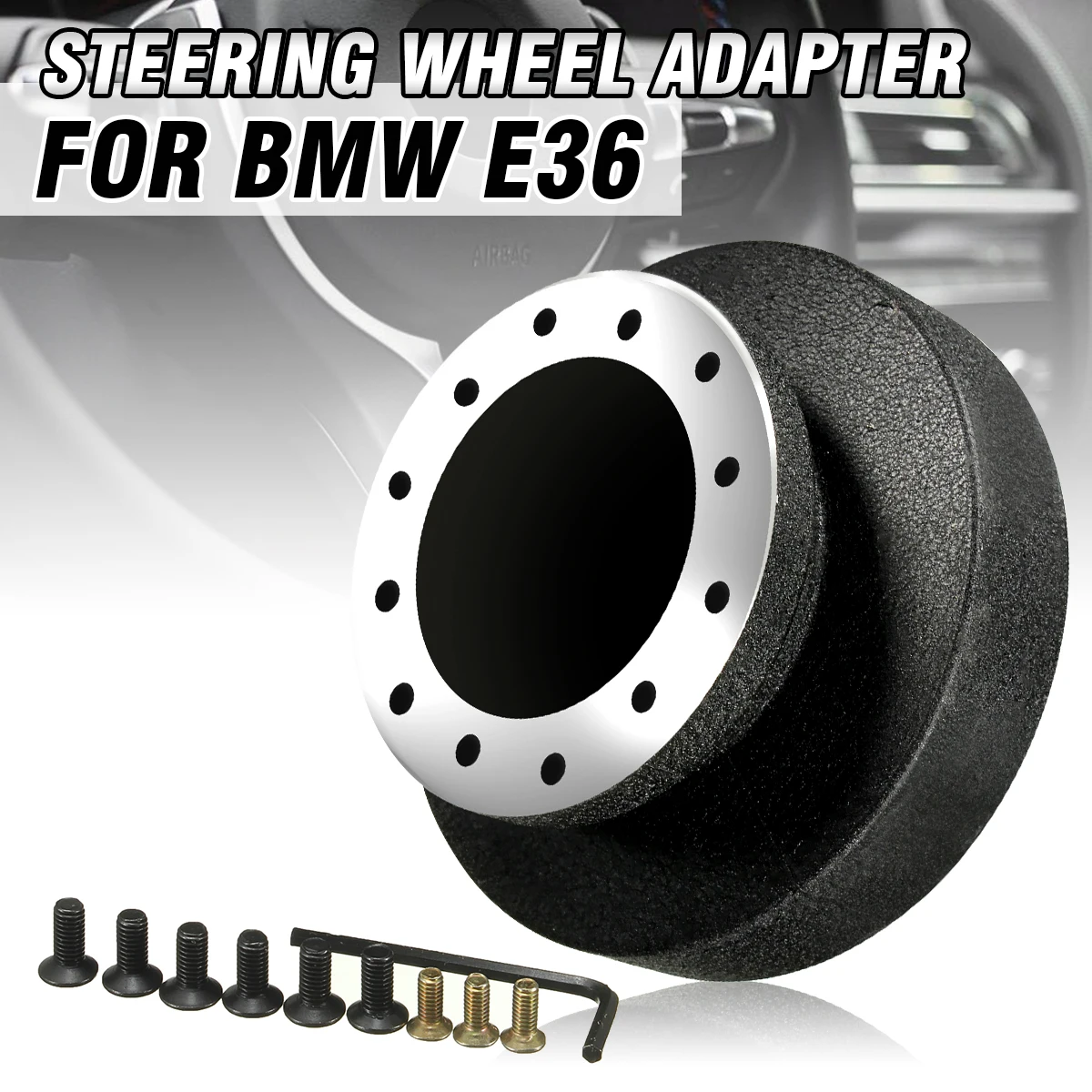 Steering Wheel Racing Hub Adapter Boss Kit Fit For BMW E36 Nardi for Personal Abarth Indy Raid Italvolanti etc