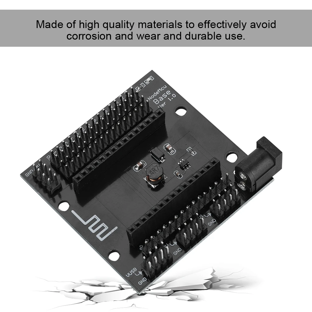 Черная металлическая Плата расширения NodeMcu Lua ESP8266 с поддержкой Wi Fi|Аксессуары для