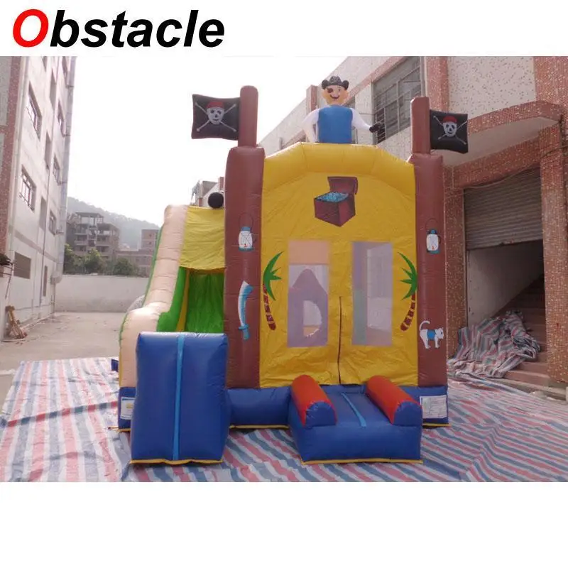 

Customized cartoons theme inflatable jumping house slide combo bouncy castle space jumper with free blower for kids party