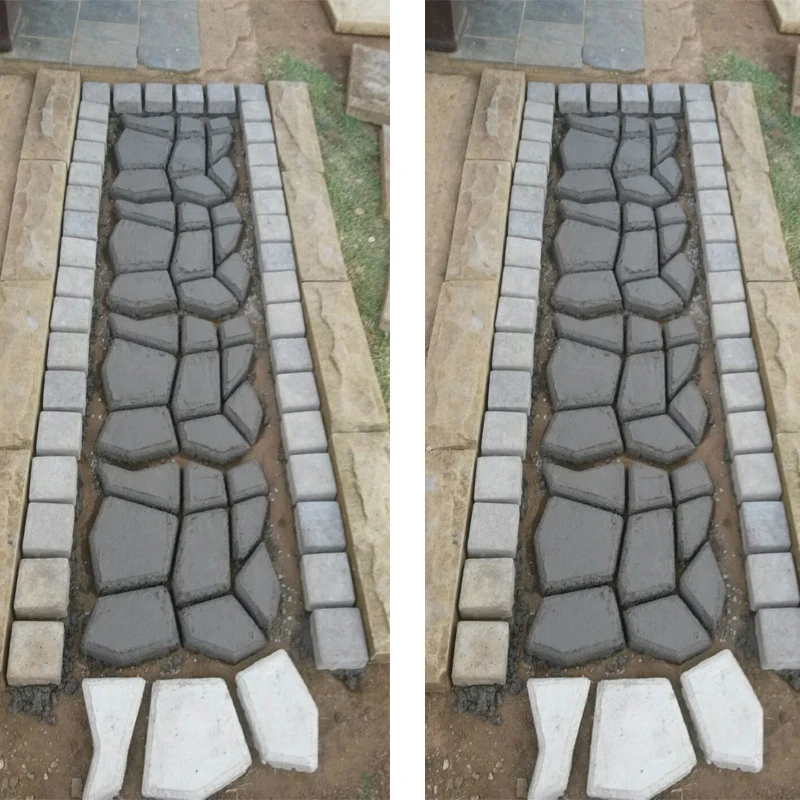 36*36 см DIY Сад дорожка пресс формы тротуарной бетонной шаговой цемент подъездной