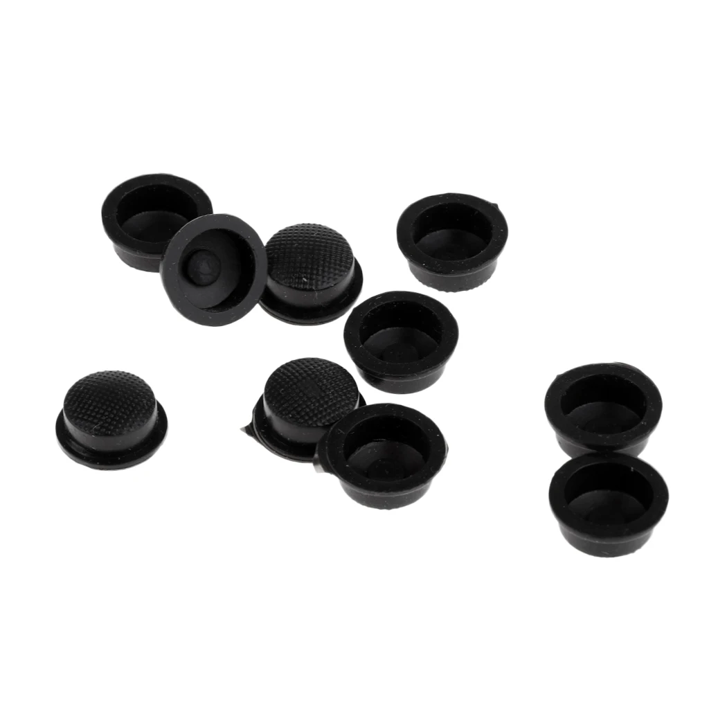 MagiDeal 10pcs LED Flashlight Torch Light Tail Switch Button Cover Cap Rubber Anti Slide Skid Slip | Спорт и развлечения