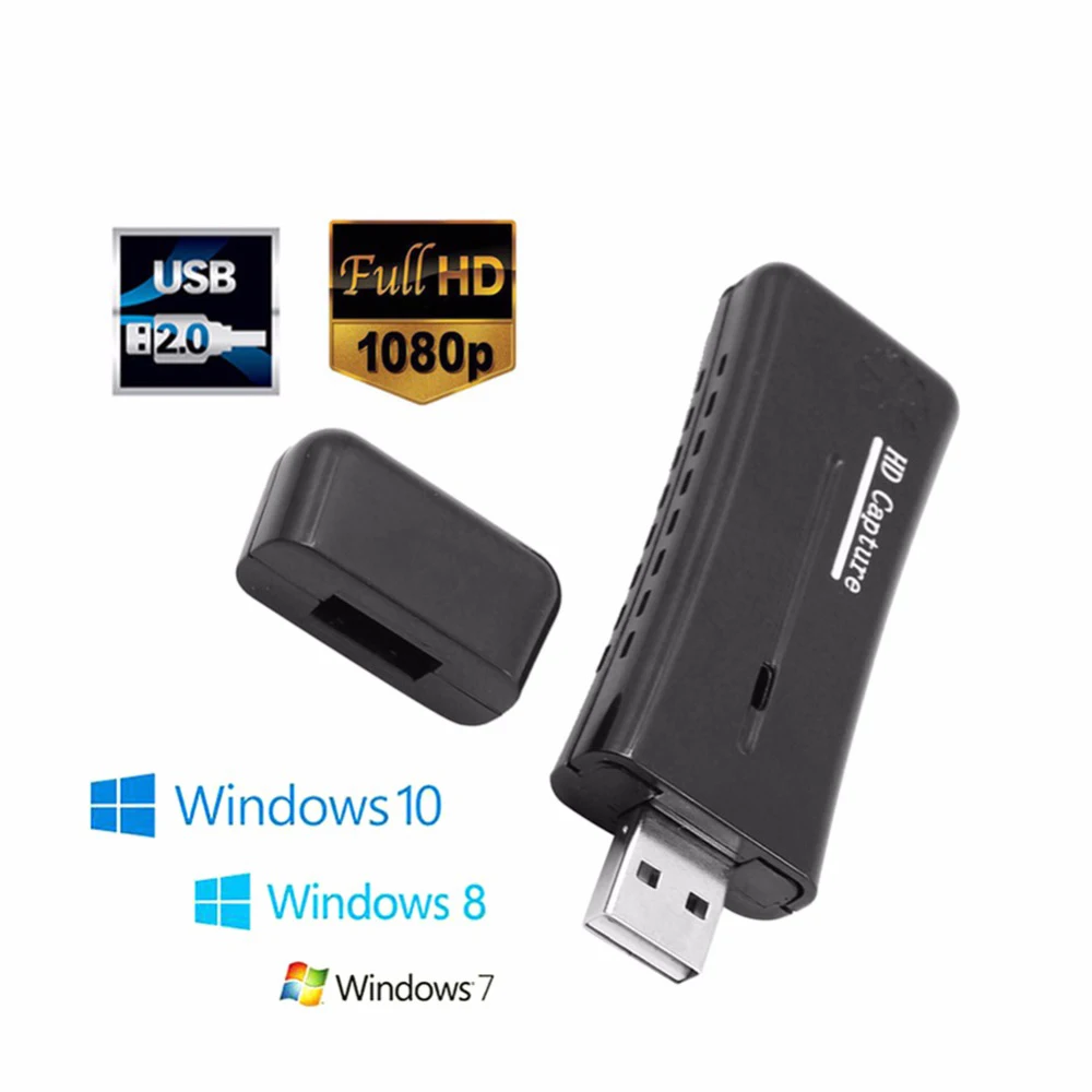Портативный HD USB 2 0 порт HDMI 1080P 60fps мини монитор видеозапись карта для компьютера