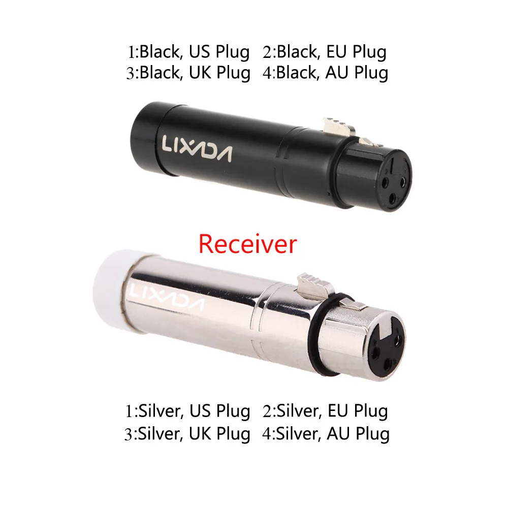 Профессиональный Сценический PAR беспроводной DMX Recevier 2 4G ISM DMX512 3 контакта женский