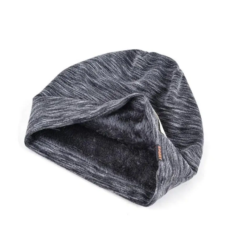

Mounchain Adult Unisex Double Layer Running cap Thicken warmer Winter Beanies Hat for camping hiking Hip Hop free size