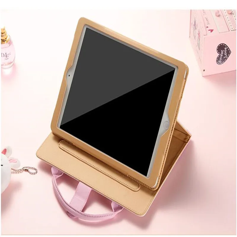 Роскошный чехол из искусственной кожи с бантом для Apple iPad 9 7 2017 2018 сумка A1822 A1823 A1893