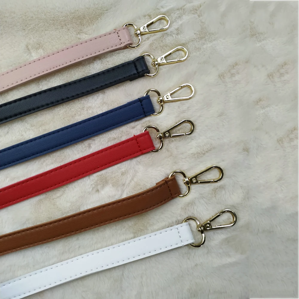 

Fashion Adjustable PU Leather Bag Belt With Buckle 123cm Durable Shoulder Bag Straps Replacement Handbag Handles Bag Accessories