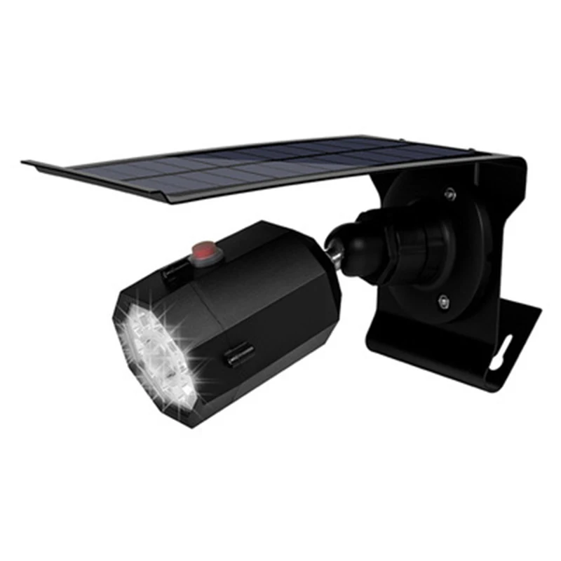 500LM 10 LED Solar Power PIR Motion Sensor Wall Light Outdoor Garden Flood Lamp | Лампы и освещение