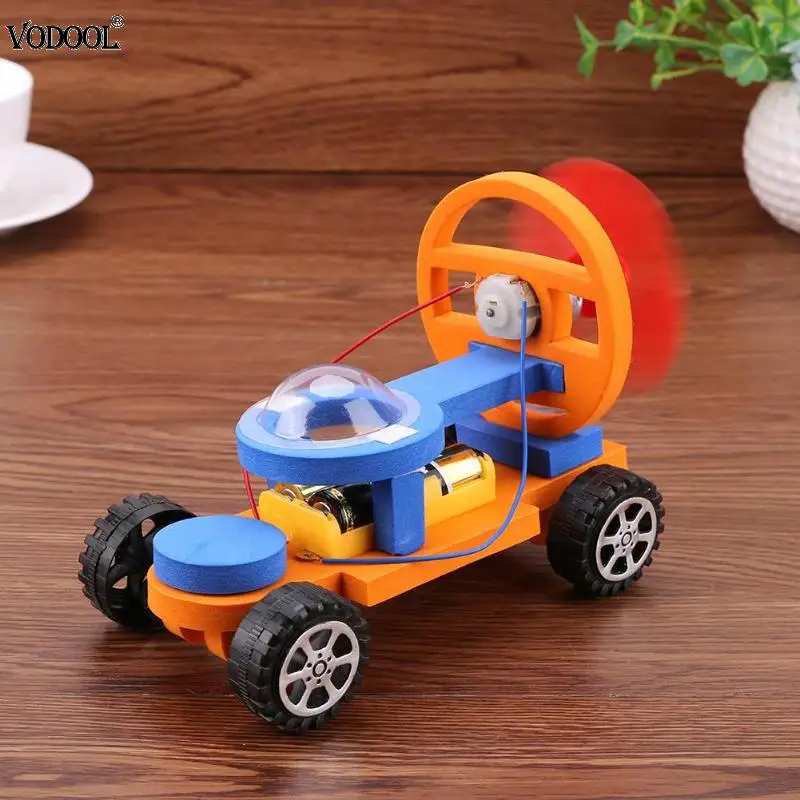 Детский обучающий Набор DIY Science F1 электрическая модель гоночного автомобиля