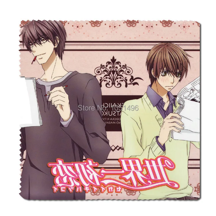 1 шт. фланелевая ткань для очков Sekai ichi Hatsukoi с принтом онодеры ритсу/такано масамун