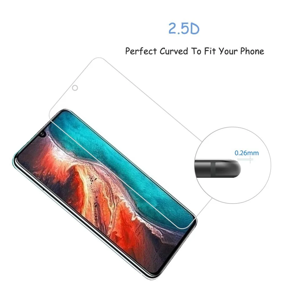 2 шт./упаковка ультратонкое закаленное стекло 0 3 мм 2.5D для Huawei P30 p30 Pro Lite|Защитные