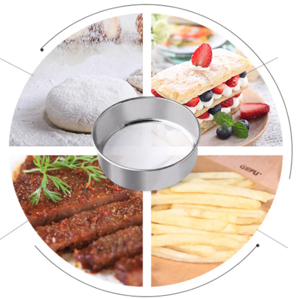 Сито сито сетка порошок мука дуршлаг для выпечки кухни аксессуары новинка 2019