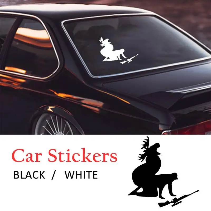 PET Moose Охота лося Охотник автомобиль стикер s дизайн Автомобильная наклейка