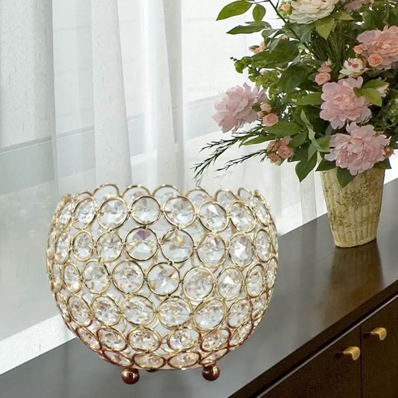 1 шт. подсвечник домашний декоративный кристалл юбилей праздник