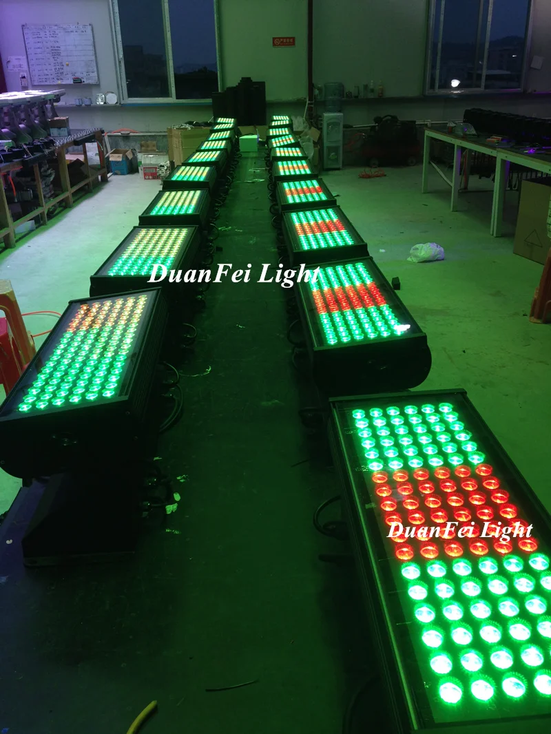 8 шт. 108x3 Вт rgb 3 в 1 светодиодный городской светильник уличный водонепроницаемый