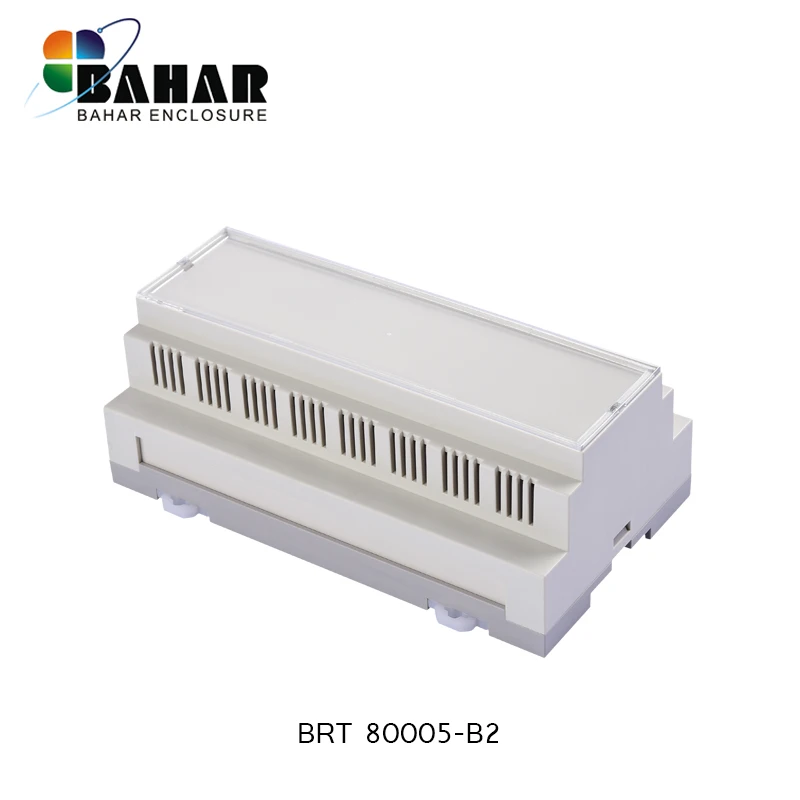 4PCS/lot plastic din rail enclosure abs boxes for electronic projects circuit housing junction box PLC case 158*87*60mm | Обустройство