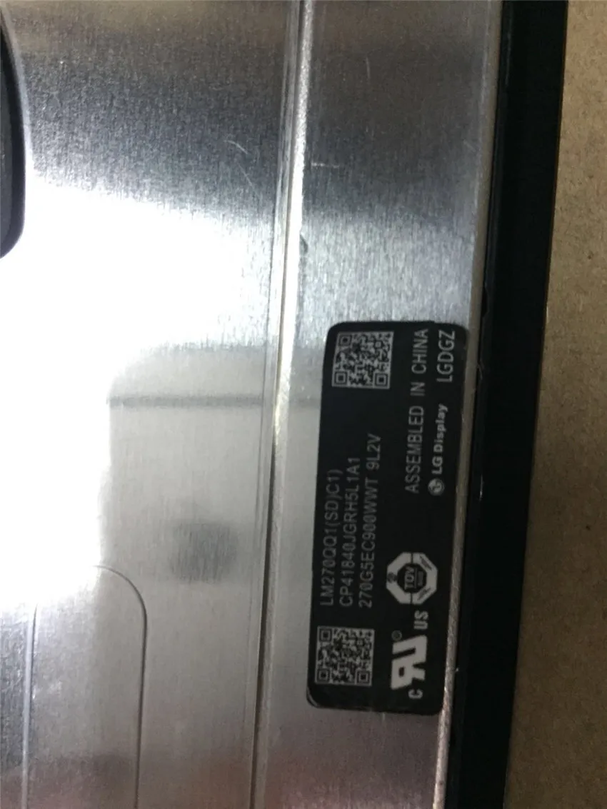 Ship from Netherlands New 5K LM270QQ1 SD A1 A2 LCD Screen 2014 2015 For iMac 27" A1419 Display Front Glass Assembly EMC 2806 |