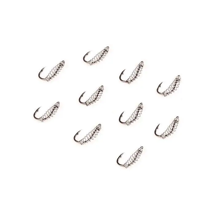 Stainless Steel Spring Barbed Fishing Hooks Tackle Pack of 4 Types Accessories 20g Geometric | Спорт и развлечения