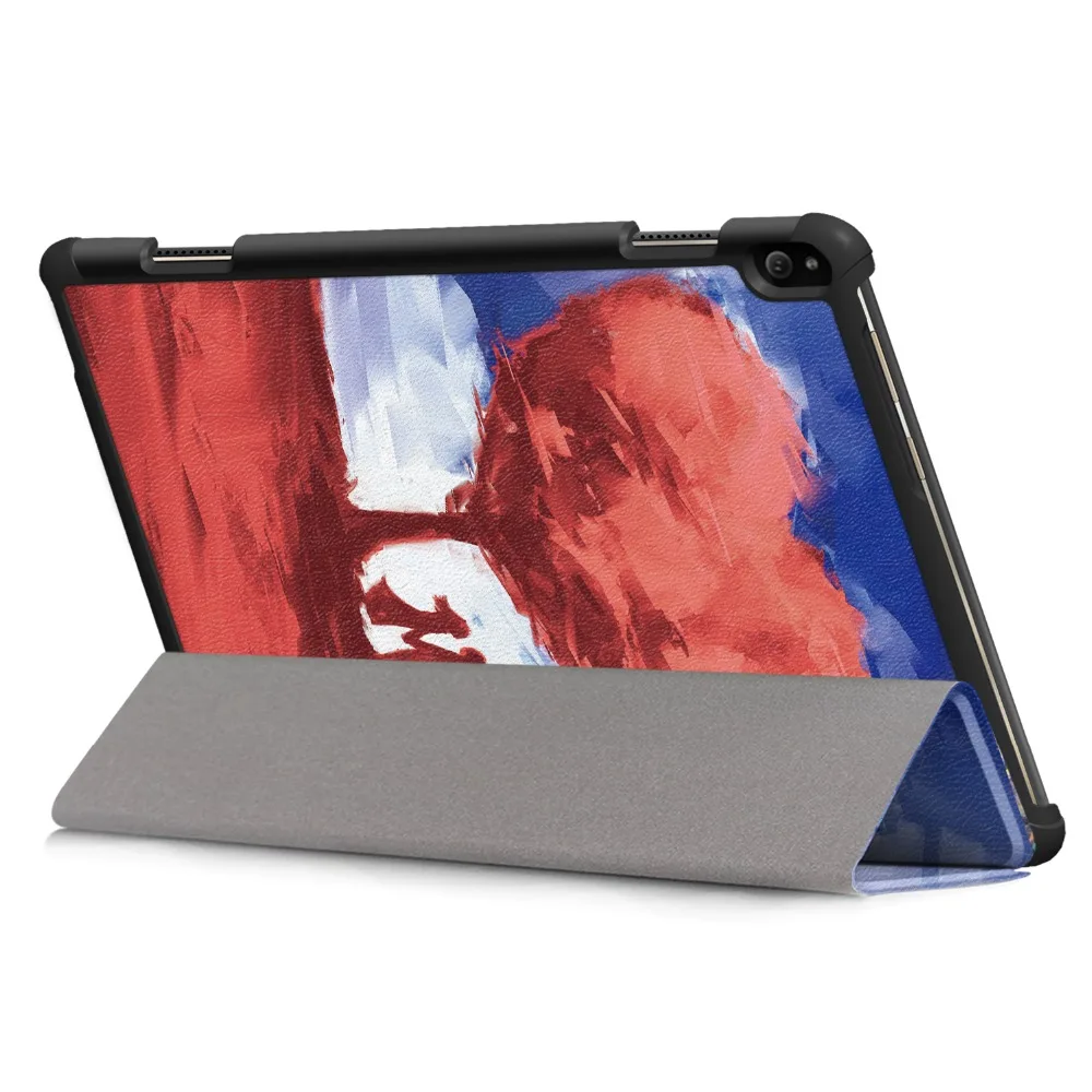 Магнитный складной чехол книжка для Lenovo Tab P10 Женский умный подставка защитный
