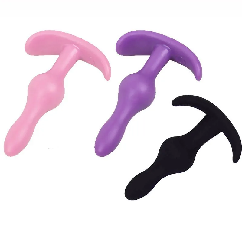 Sex Toys Silicone Anal 2 Beads Plug G Spot Stimulate Butt Male Prostate Massager Adult Masturbation Product |