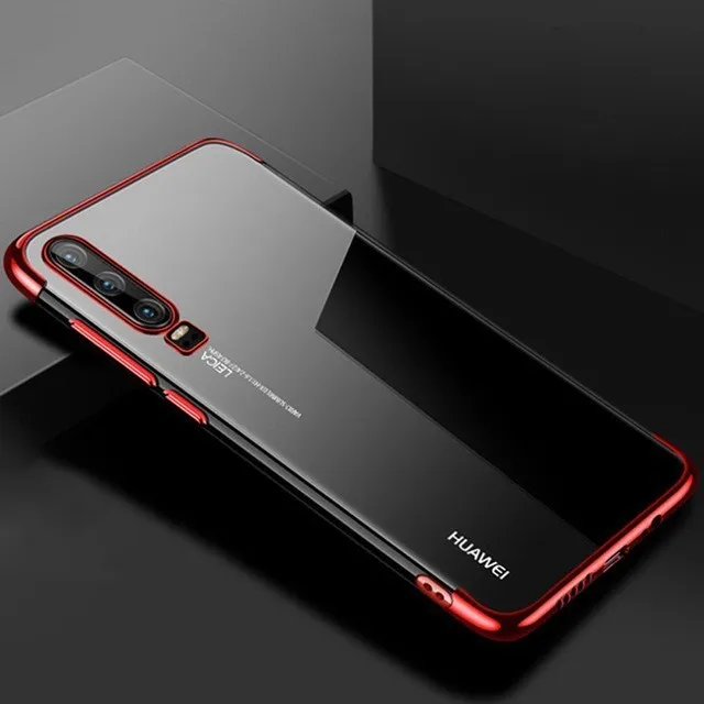 Силиконовый чехол с покрытием из термополиуретана для huawei P30 Pro P20 Lite P Smart плюс + 2019 - Фото №1