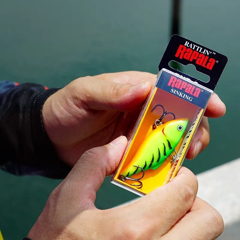 Рыболовная приманка бренда Rapala Rnr05 ВИБ 50 мм 11 г искусственная с крючками из