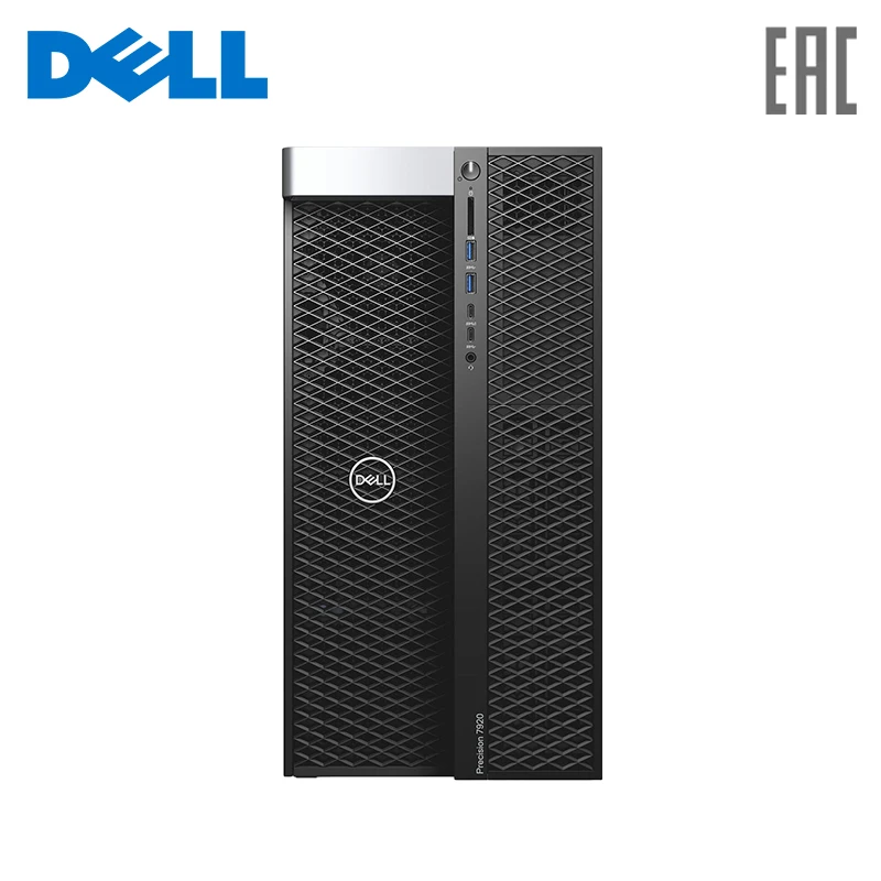Computer Dell Precision T7920 MT/XeSi 4110/32 GB/2 TB + 256GbSSD/DVDRW/GbitEth /black/Win10Pro (7920-2806) | Компьютеры и офис