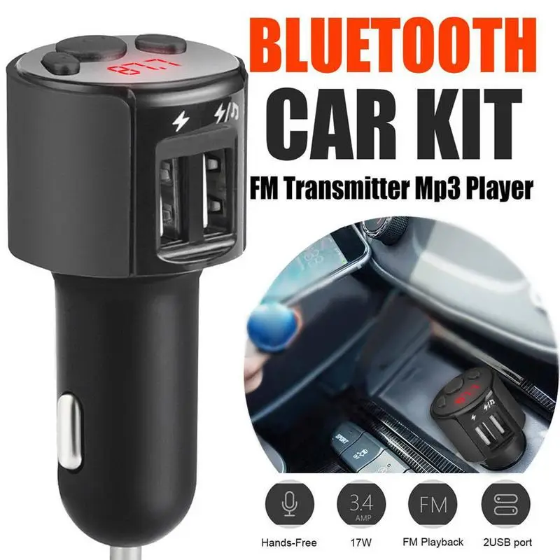 Автомобильный Bluetooth комплект fm-передатчик беспроводной автомобильный стерео