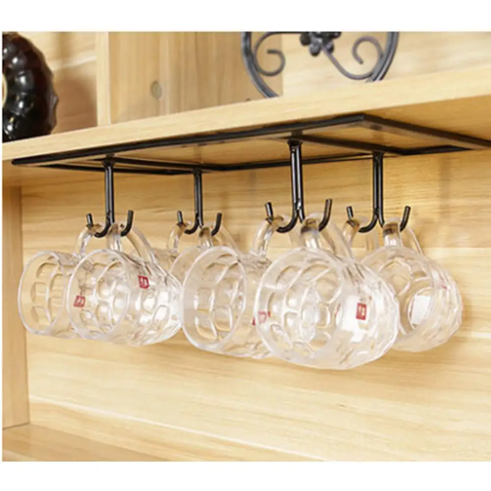 Adeeing Iron Hanging Rack For Mug Glass Coffee Cup Storage | Дом и сад