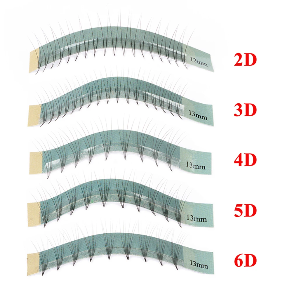 Накладные ресницы GLAMLASH Premium 2D 3D 4D 5D 6D русские объемные веерные норковые