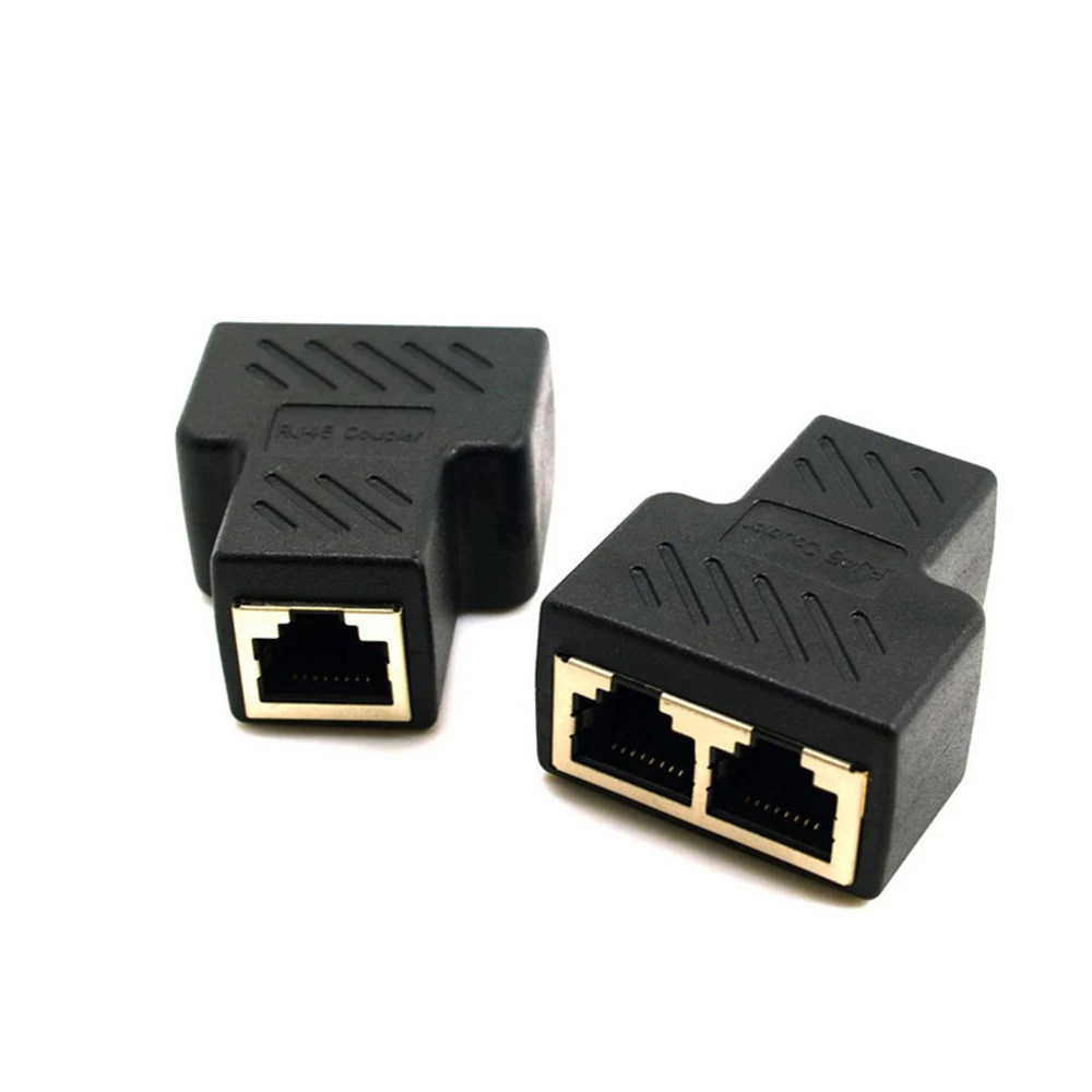 1 шт. высокое качество от до 2 CAT6 RJ45 Женский сплиттер Ethernet сетевой кабель