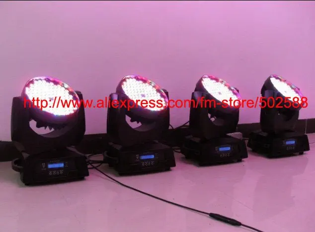 Движущийся светодиодный прожектор высокой мощности с хорошим качеством света для сценического освещения в дискотеке.