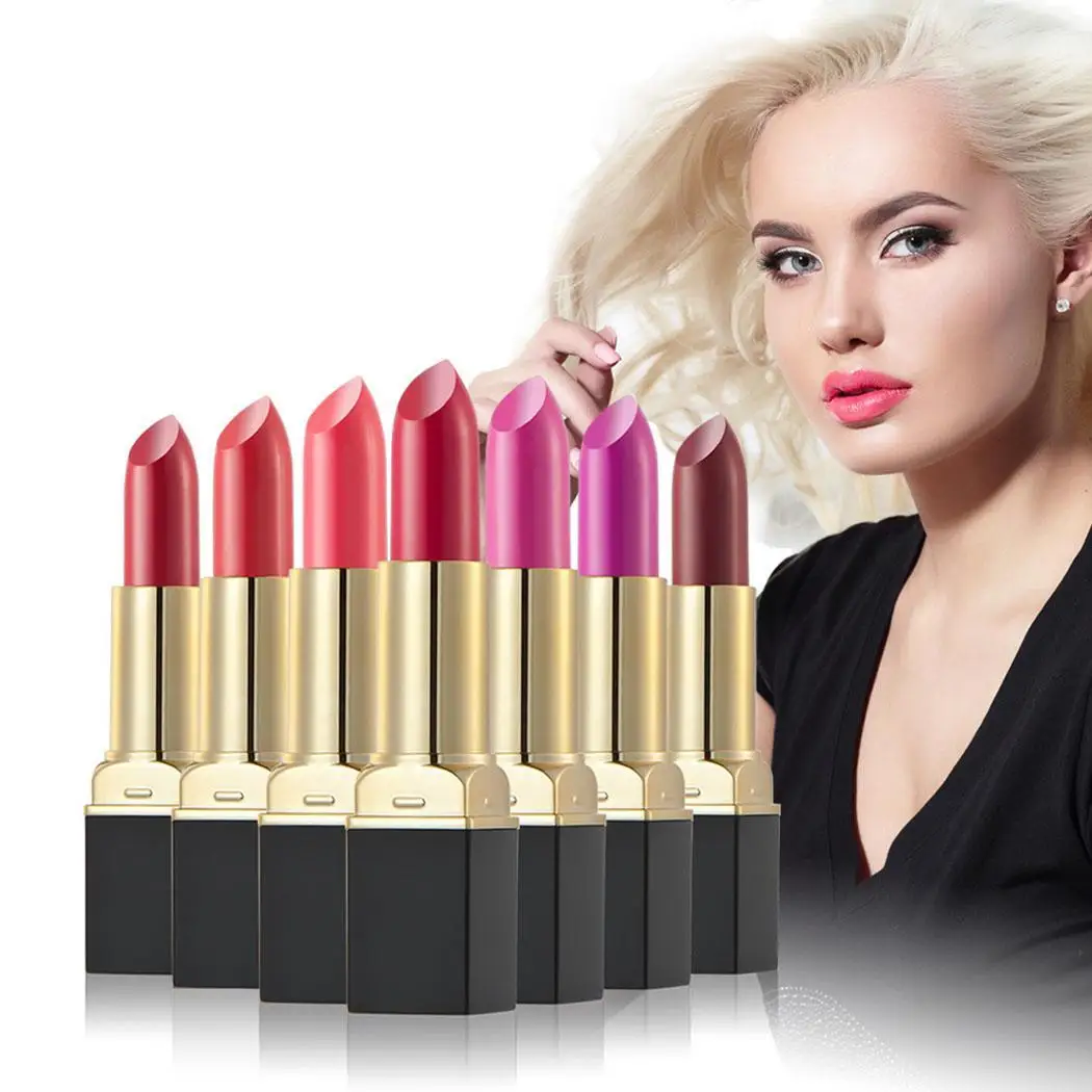 Новый макияж косметика матовый стойкий Винтажный стиль цвет 1-Color 12 мягкий крем